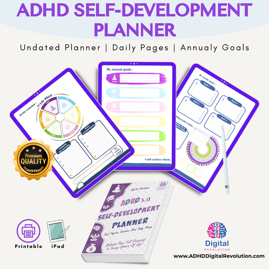 ADHD Self-Development Planner for Women